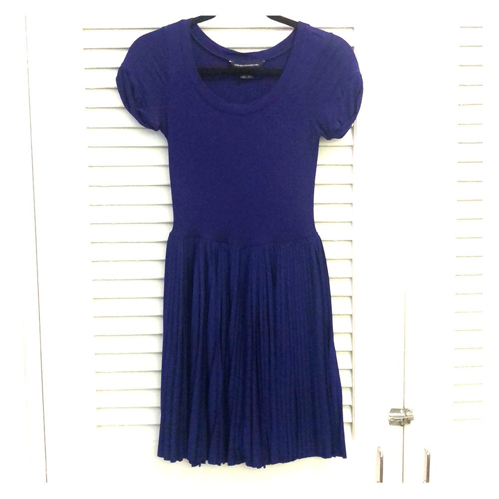 French Connection purple short sleeve dress size 4